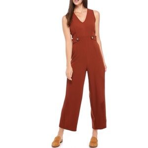 NWT (new) June & Hudson Brown Jumpsuit Size Small